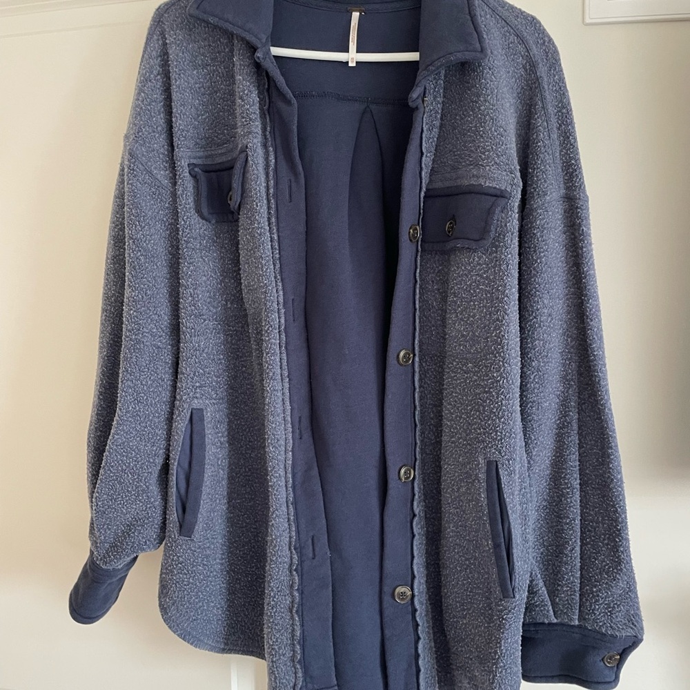 Cozy blue Fleece Jacket